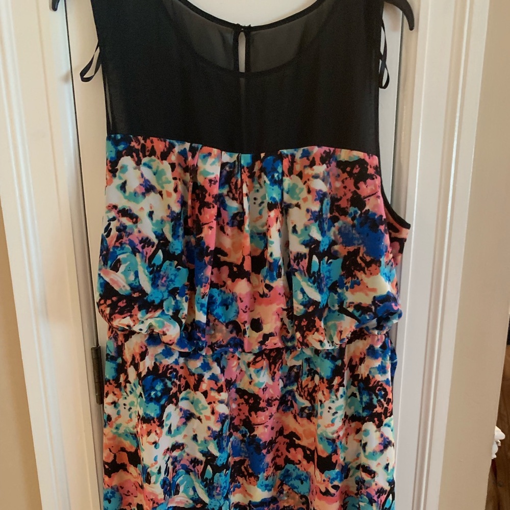 Fun Summer floral and flowy dress